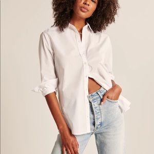 Abercrombie 90s Oversized Button-Up Shirt